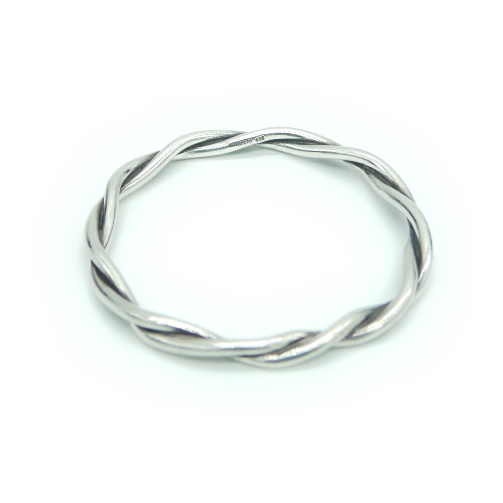 Tiffany Twist Bangle Bracelet Silver